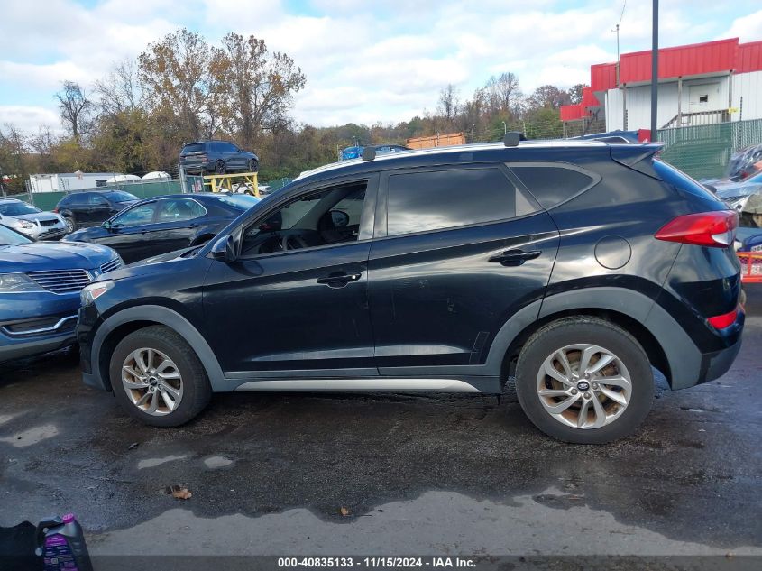 2017 Hyundai Tucson Se VIN: KM8J3CA43HU382510 Lot: 40835133