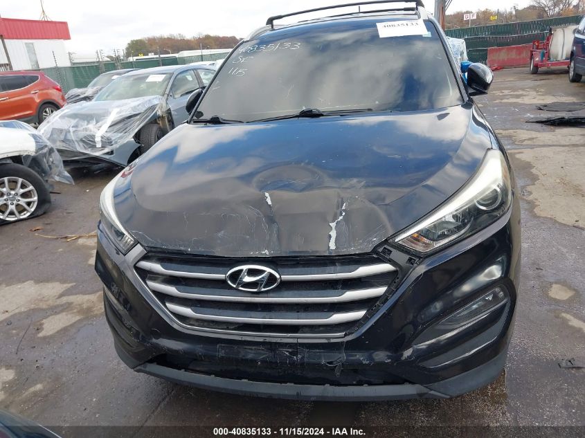 2017 Hyundai Tucson Se VIN: KM8J3CA43HU382510 Lot: 40835133