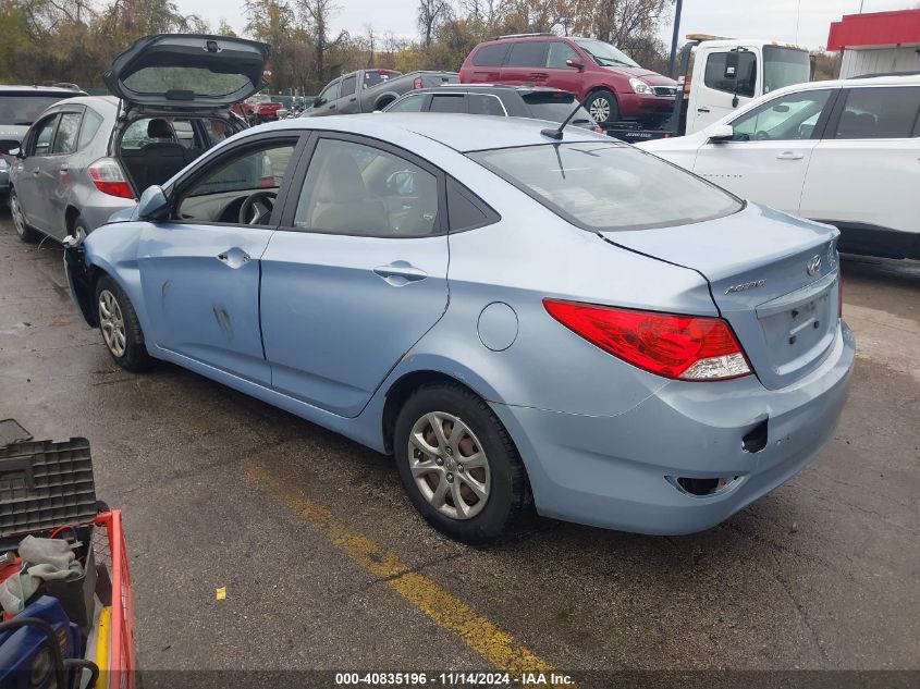 2013 Hyundai Accent Gls VIN: KMHCT4AE7DU325423 Lot: 40835196