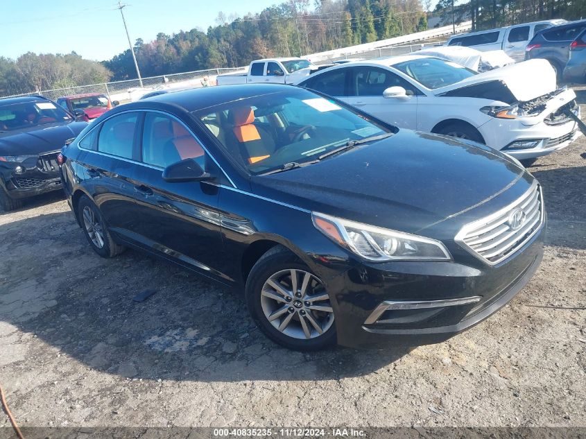 VIN 5NPE24AF0FH006371 2015 Hyundai Sonata, SE no.1