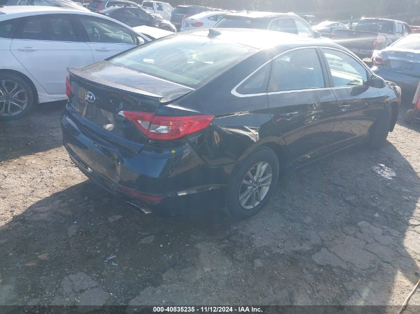 VIN 5NPE24AF0FH006371 2015 Hyundai Sonata, SE no.4