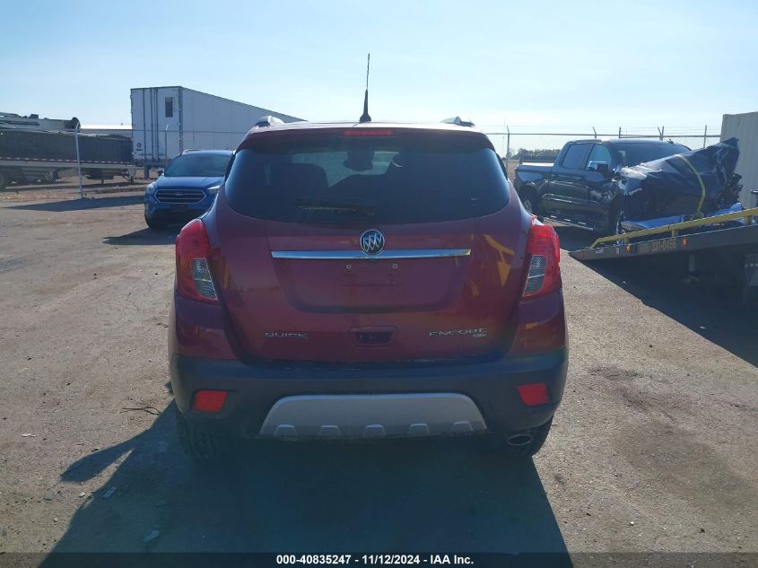 2014 Buick Encore Leather VIN: KL4CJGSB7EB597235 Lot: 40835247