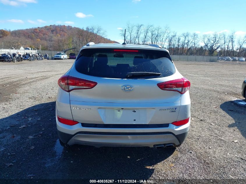 2017 Hyundai Tucson Sport VIN: KM8J3CA25HU584568 Lot: 40835267