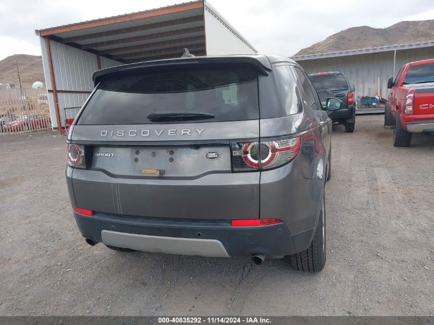 2016 Land Rover Discovery Sport Hse VIN: SALCR2BG9GH628104 Lot: 40835292