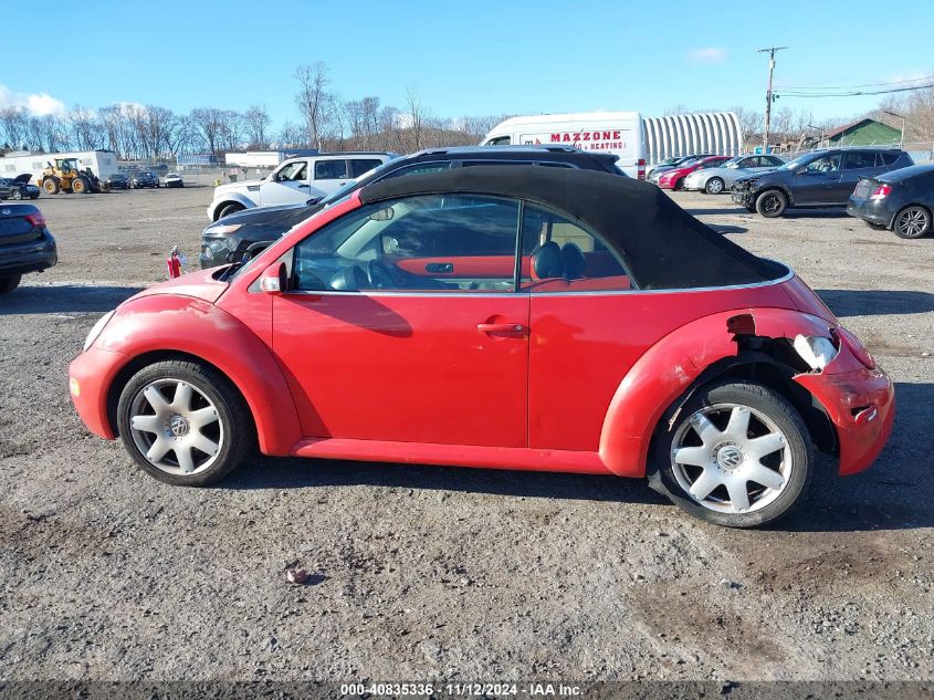 2003 Volkswagen New Beetle Gls 1.8T VIN: 3VWCD21Y13M332075 Lot: 40835336