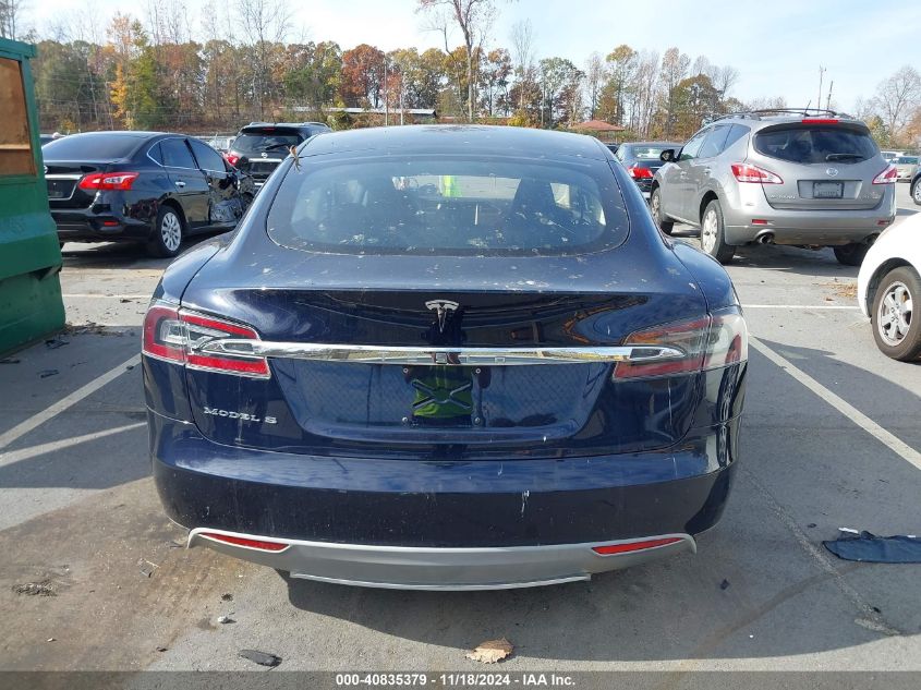 2013 Tesla Model S VIN: 5YJSA1CGXDFP08722 Lot: 40835379