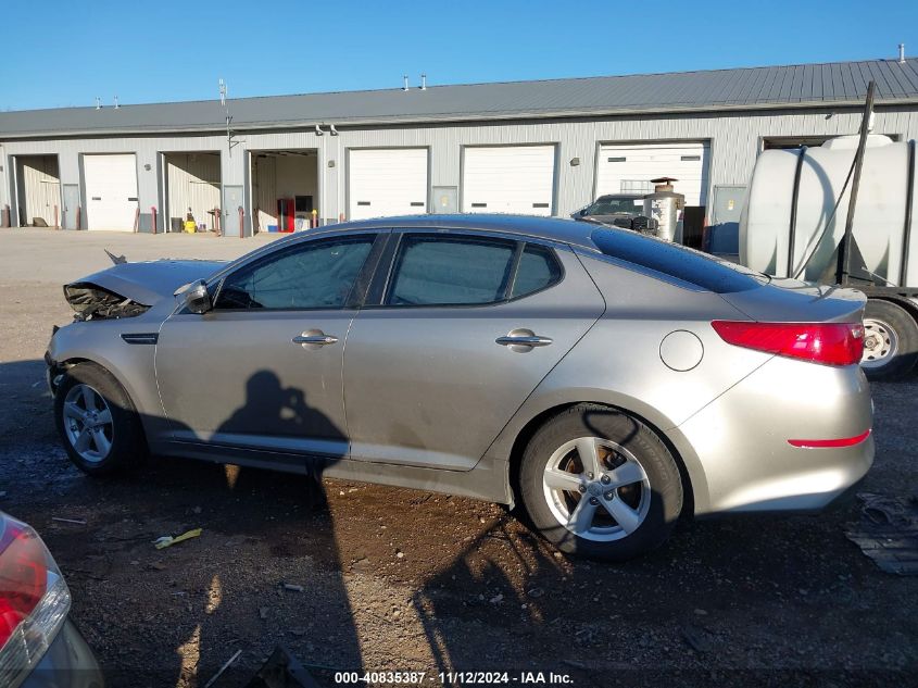 2015 Kia Optima Lx VIN: KNAGM4A76F5582989 Lot: 40835387