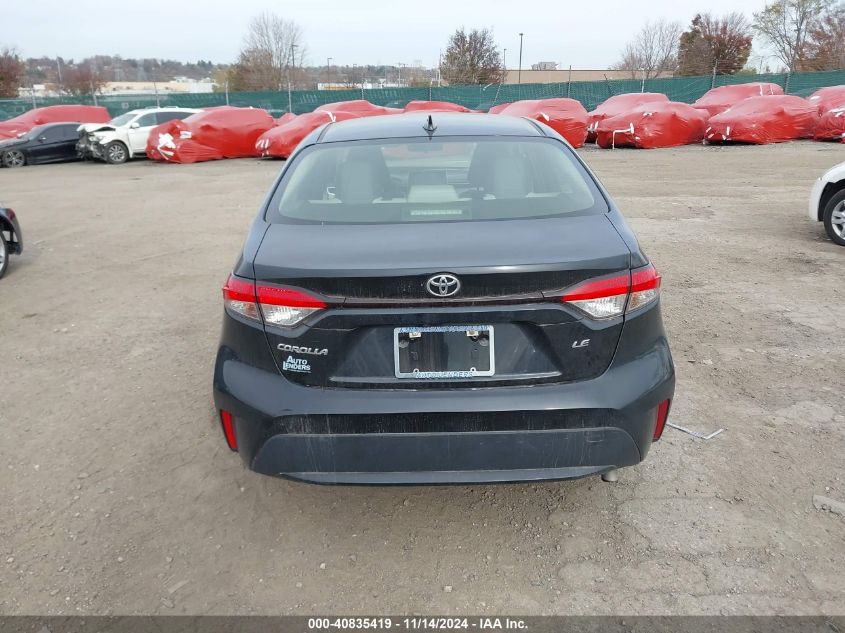 2021 Toyota Corolla Le VIN: JTDEPMAE9MJ168383 Lot: 40835419