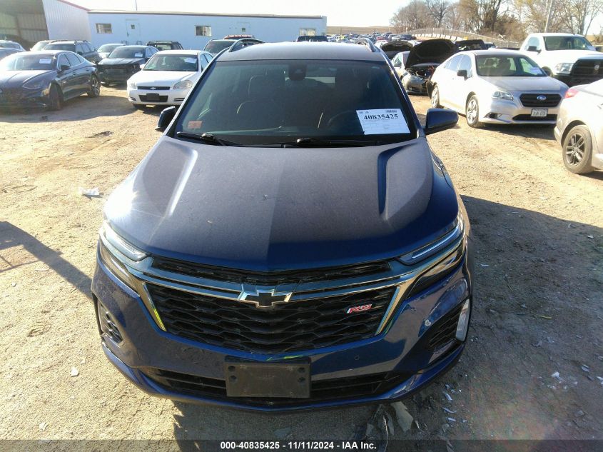 2022 Chevrolet Equinox Awd Rs VIN: 3GNAXWEV6NS193706 Lot: 40835425