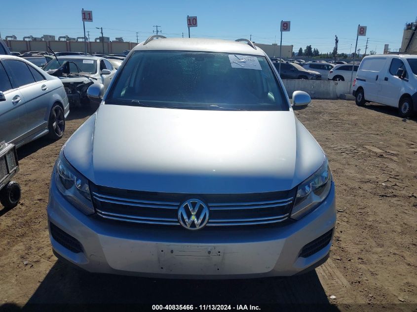 2016 Volkswagen Tiguan S VIN: WVGAV7AX1GW600524 Lot: 40868317