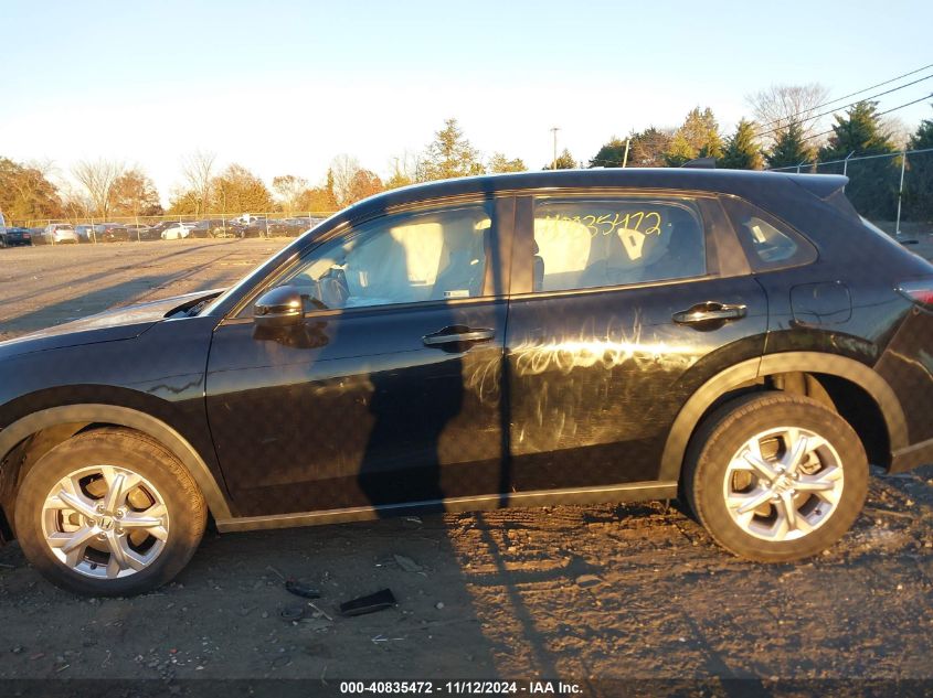 2023 Honda Hr-V Awd Lx VIN: 3CZRZ2H37PM744655 Lot: 40835472