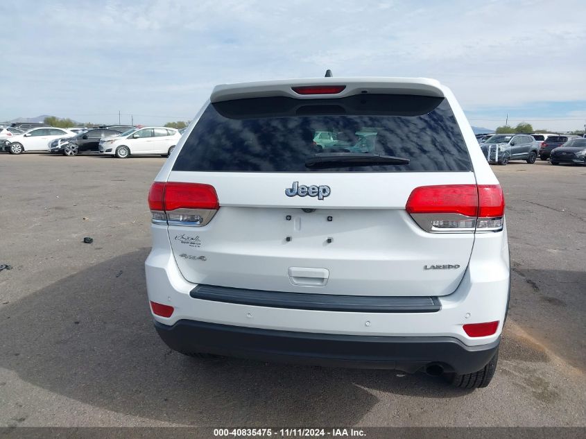 2017 Jeep Grand Cherokee Laredo 4X4 VIN: 1C4RJFAG6HC826185 Lot: 40835475