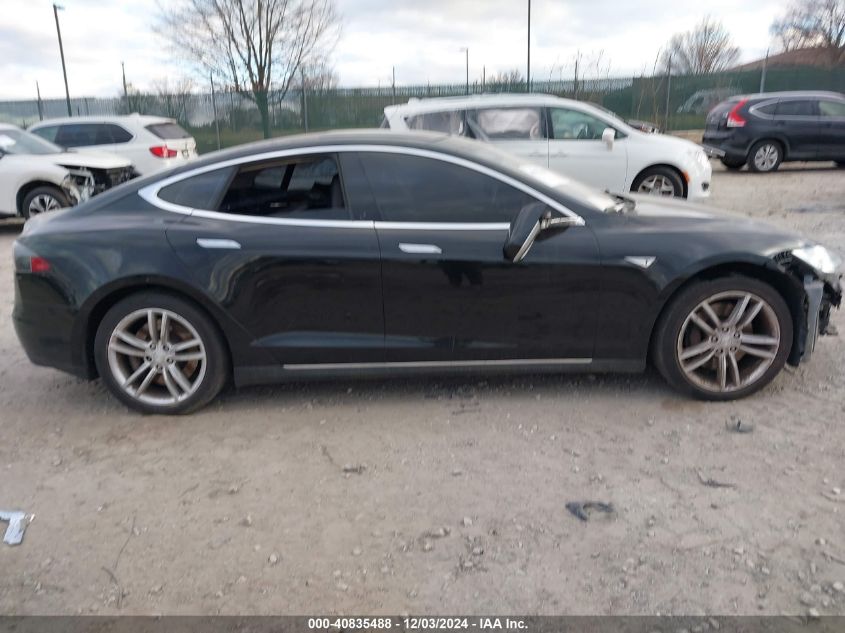 2014 Tesla Model S VIN: 5YJSA1S1XEFP57112 Lot: 40835488