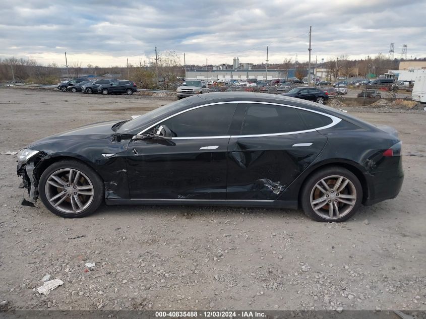 2014 Tesla Model S VIN: 5YJSA1S1XEFP57112 Lot: 40835488