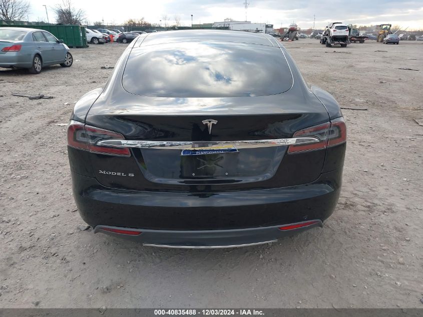 2014 Tesla Model S VIN: 5YJSA1S1XEFP57112 Lot: 40835488