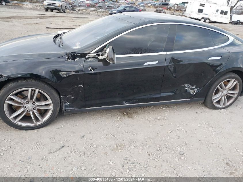 2014 Tesla Model S VIN: 5YJSA1S1XEFP57112 Lot: 40835488