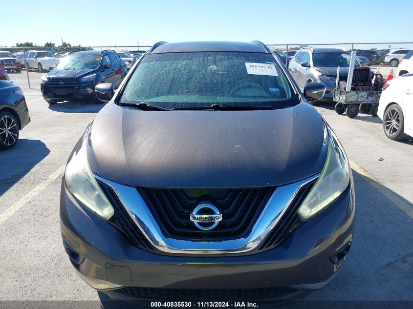 2015 Nissan Murano Sv VIN: 5N1AZ2MG4FN213148 Lot: 40835530