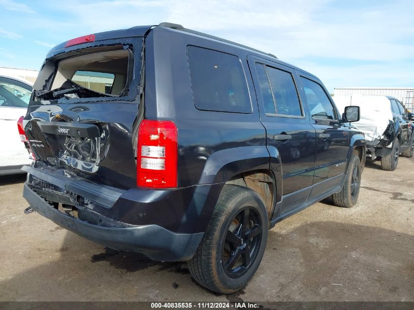 VIN 1C4NJRBB5ED809628 2014 Jeep Patriot, Sport no.4