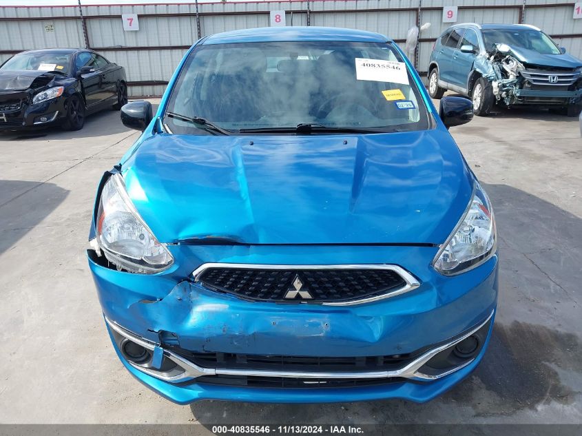 2019 Mitsubishi Mirage Le VIN: ML32A5HJ1KH015209 Lot: 40835546