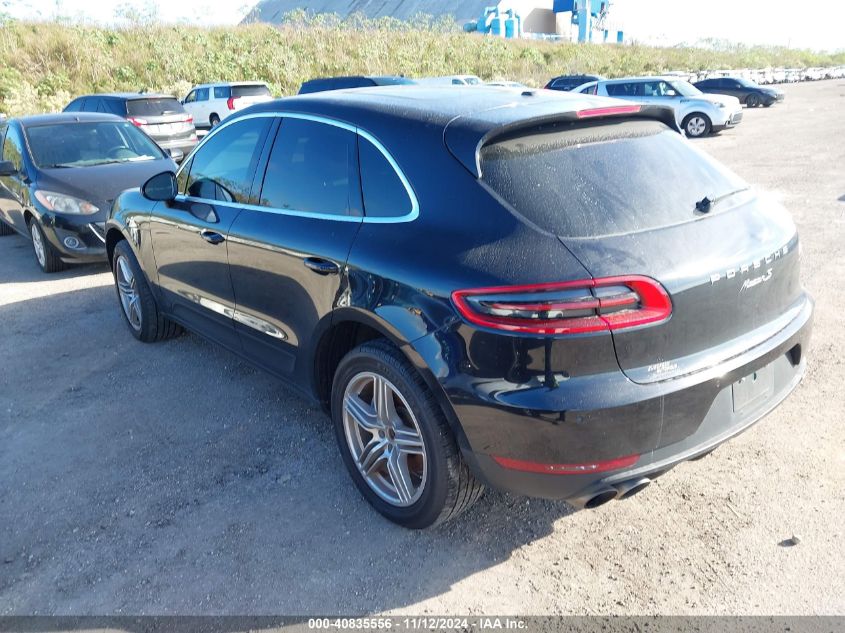 VIN WP1AB2A58FLB65143 2015 Porsche Macan, S no.3