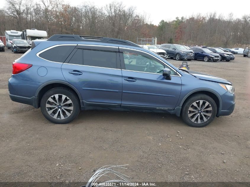 2016 Subaru Outback 3.6R Limited VIN: 4S4BSENC0G3226059 Lot: 40835571