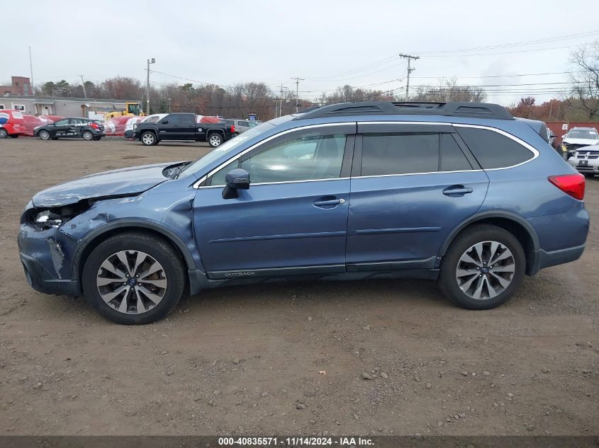 2016 Subaru Outback 3.6R Limited VIN: 4S4BSENC0G3226059 Lot: 40835571