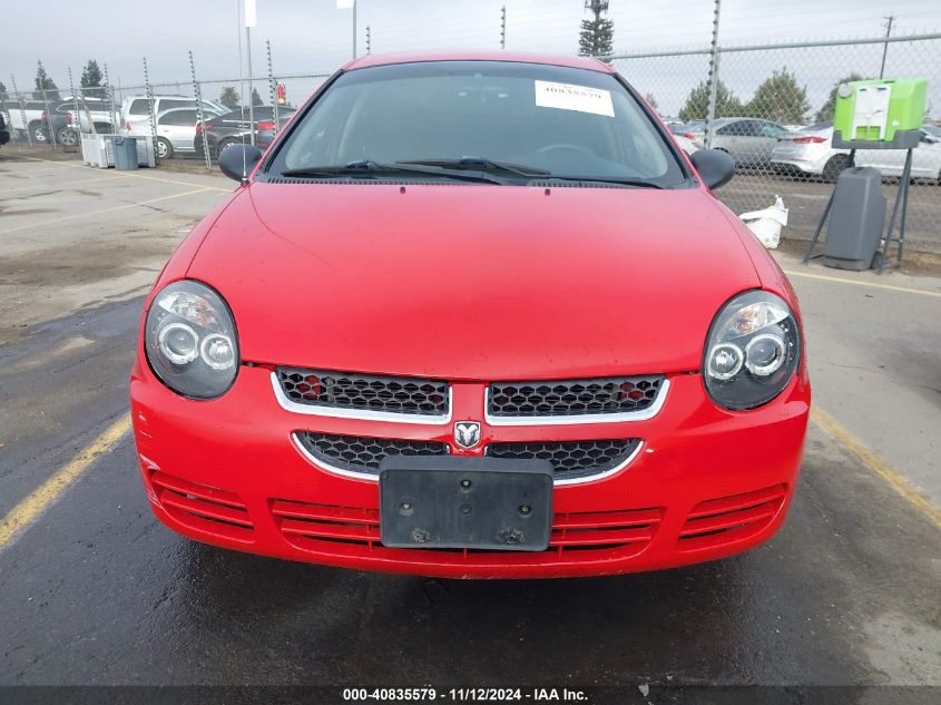 2005 Dodge Neon Sxt VIN: 1B3ES56C35D285826 Lot: 40835579