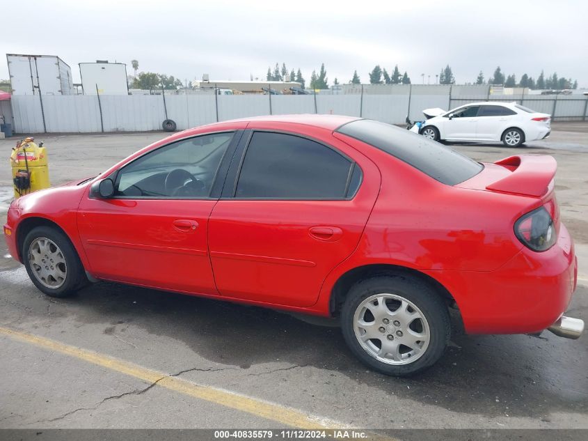 2005 Dodge Neon Sxt VIN: 1B3ES56C35D285826 Lot: 40835579