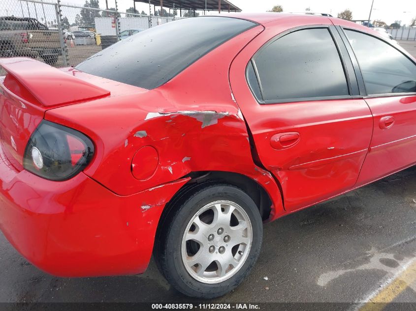 2005 Dodge Neon Sxt VIN: 1B3ES56C35D285826 Lot: 40835579