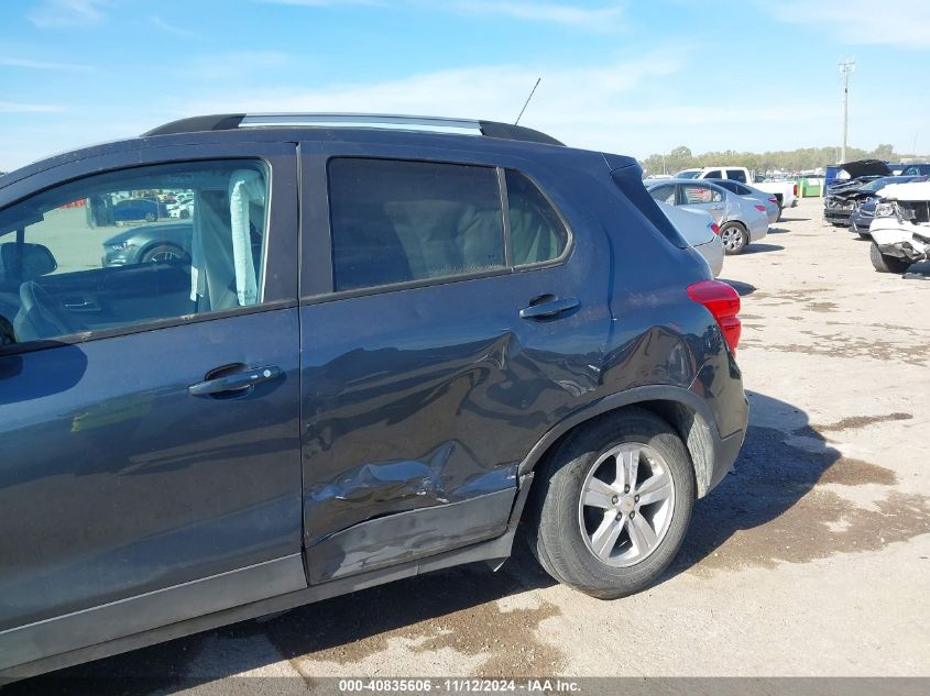 2022 Chevrolet Trax Fwd Lt VIN: KL7CJLSM3NB564259 Lot: 40835606