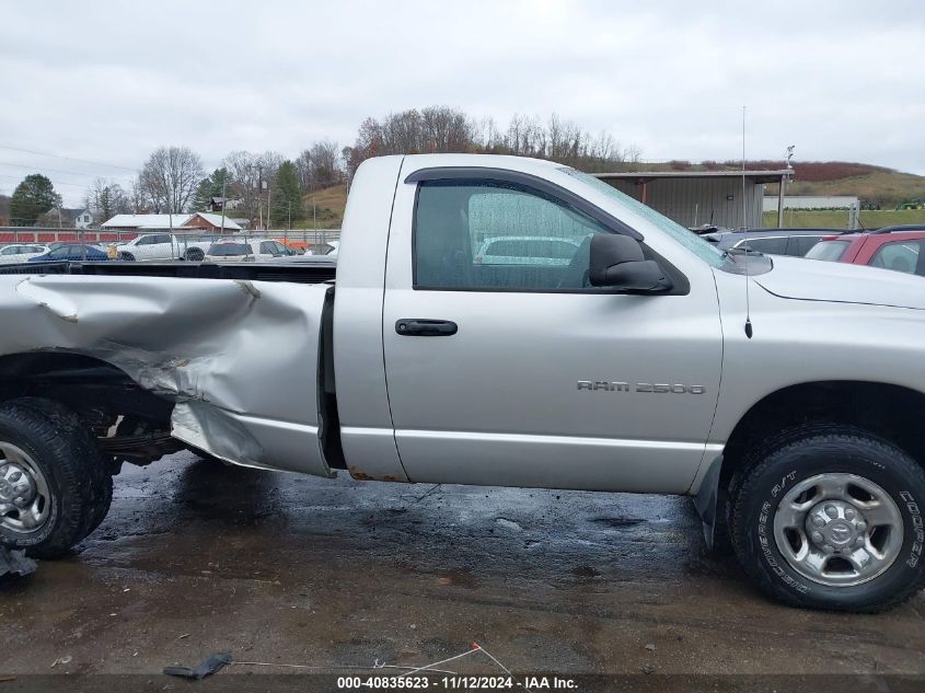 2004 Dodge Ram 2500 St VIN: 3D7KU26D24G124281 Lot: 40835623