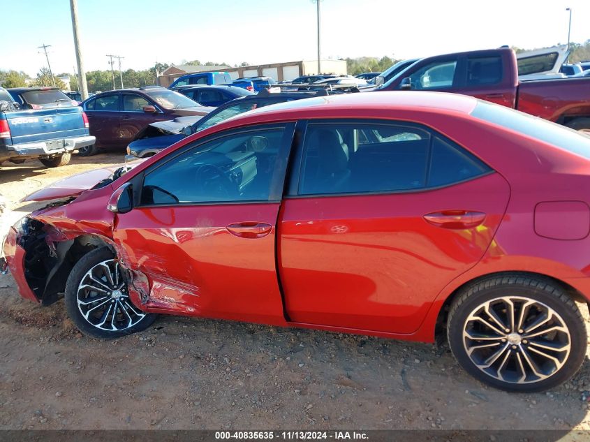 2015 Toyota Corolla S Plus VIN: 2T1BURHE3FC387143 Lot: 40835635