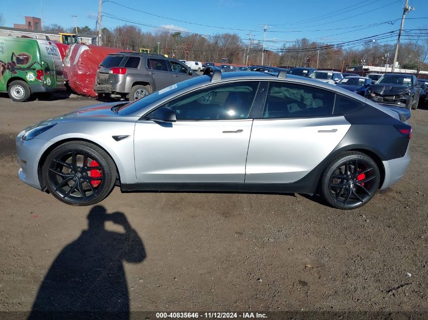 2018 Tesla Model 3 Long Range/Performance VIN: 5YJ3E1EB1JF055249 Lot: 40835646