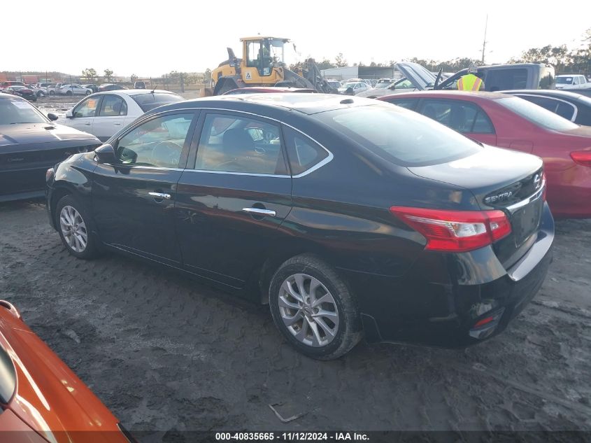 2018 Nissan Sentra Sv VIN: 3N1AB7AP4JY273861 Lot: 40835665