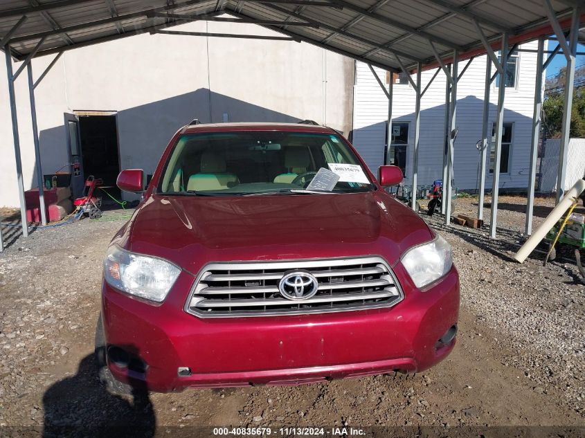 2010 Toyota Highlander Base V6 VIN: 5TDZK3EH6AS010046 Lot: 40835679