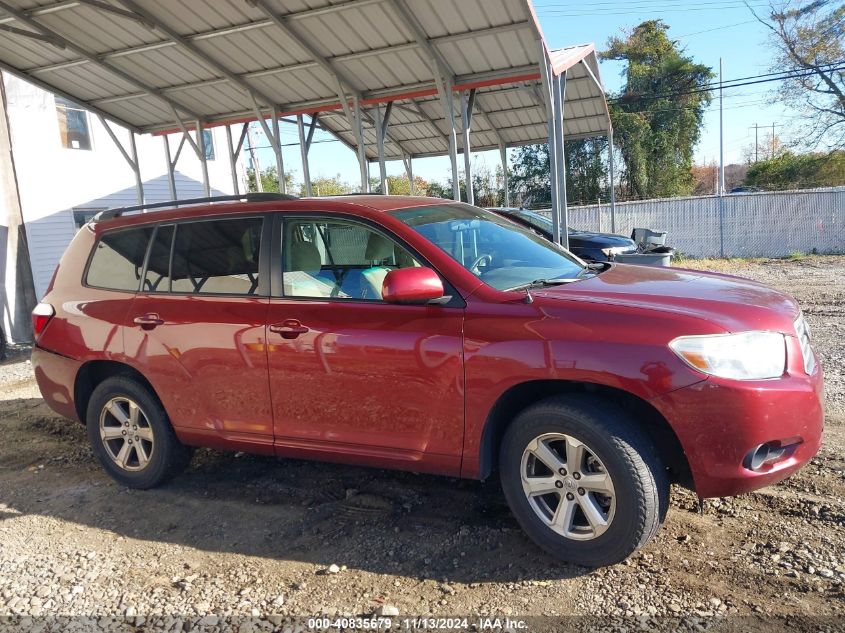 2010 Toyota Highlander Base V6 VIN: 5TDZK3EH6AS010046 Lot: 40835679