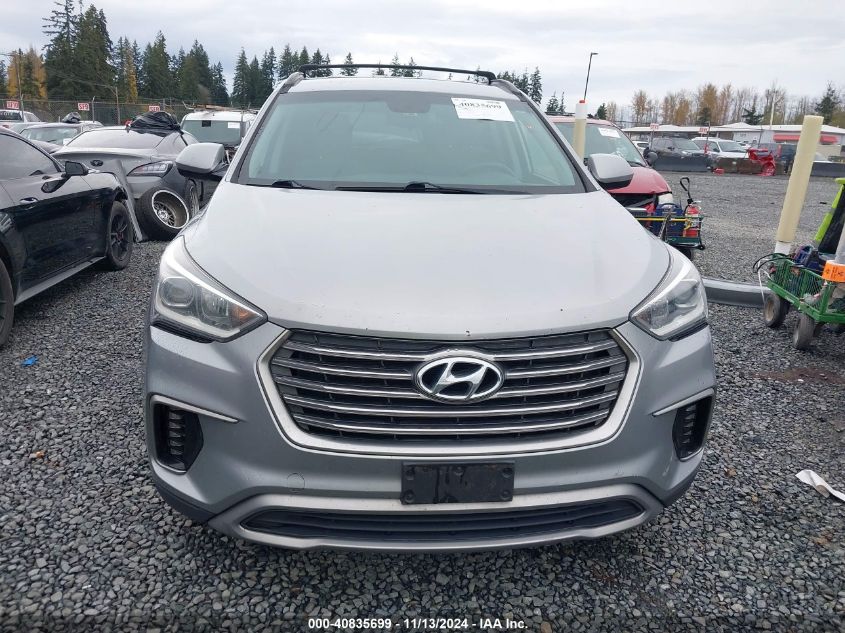 2017 Hyundai Santa Fe Se VIN: KM8SMDHF6HU230123 Lot: 40835699