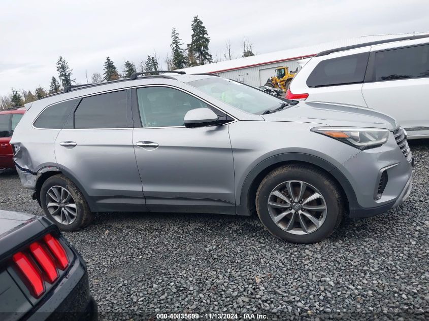 2017 Hyundai Santa Fe Se VIN: KM8SMDHF6HU230123 Lot: 40835699