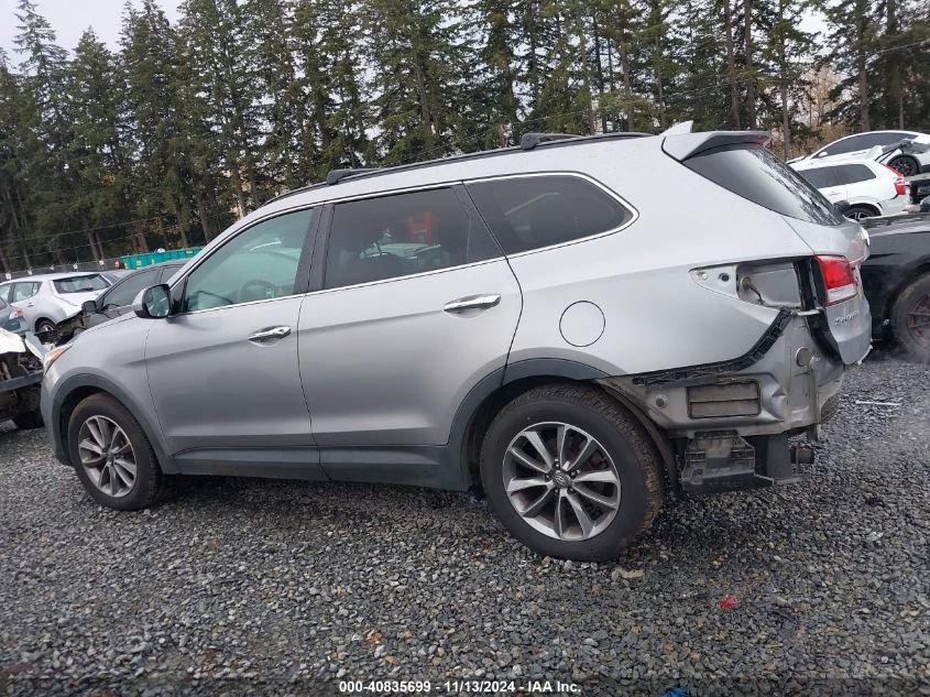 2017 Hyundai Santa Fe Se VIN: KM8SMDHF6HU230123 Lot: 40835699