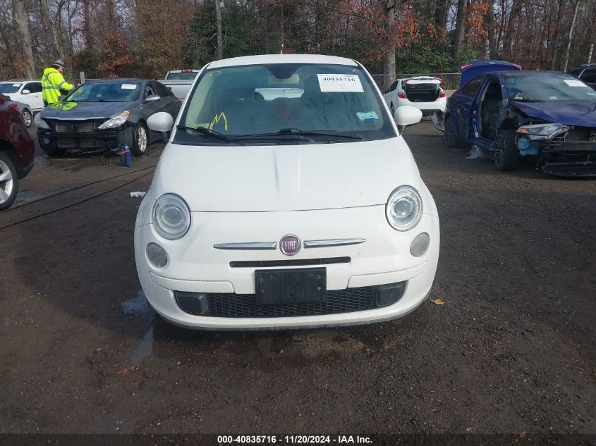 2013 Fiat 500 Pop VIN: 3C3CFFARXDT514379 Lot: 40835716