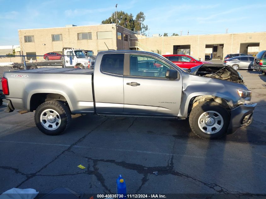 2021 Chevrolet Colorado 4Wd Long Box Wt VIN: 1GCHTBEN2M1101437 Lot: 40835730