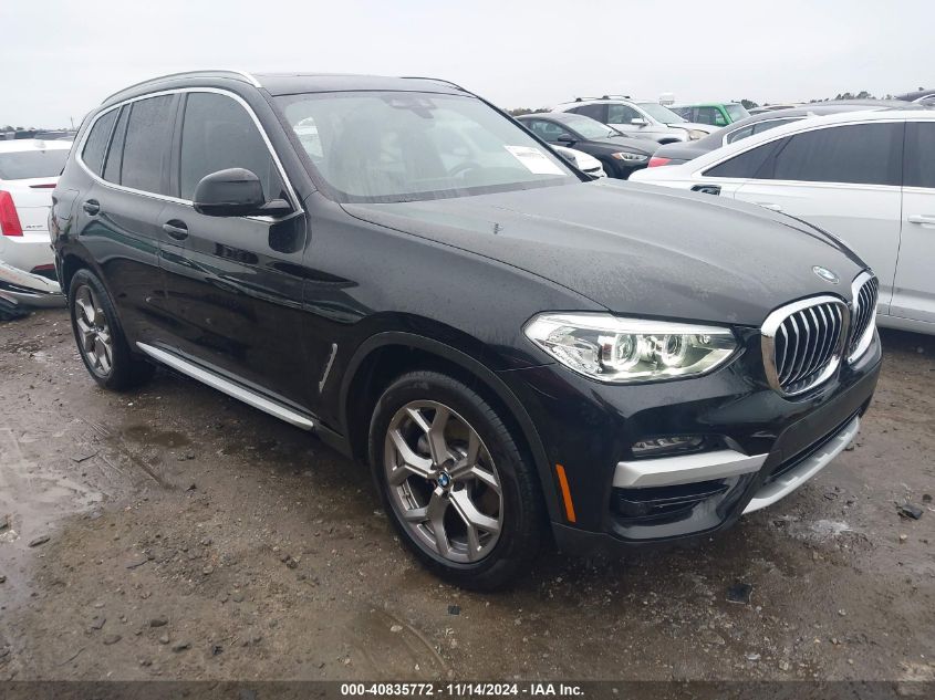 2021 BMW X3 XDRIVE30I - 5UXTY5C09M9F25818