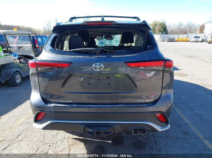 2022 Toyota Highlander Xse VIN: 5TDLZRBH6NS203165 Lot: 40835774