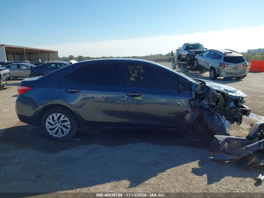 2017 Toyota Corolla Le VIN: 2T1BURHEXHC829662 Lot: 40835789