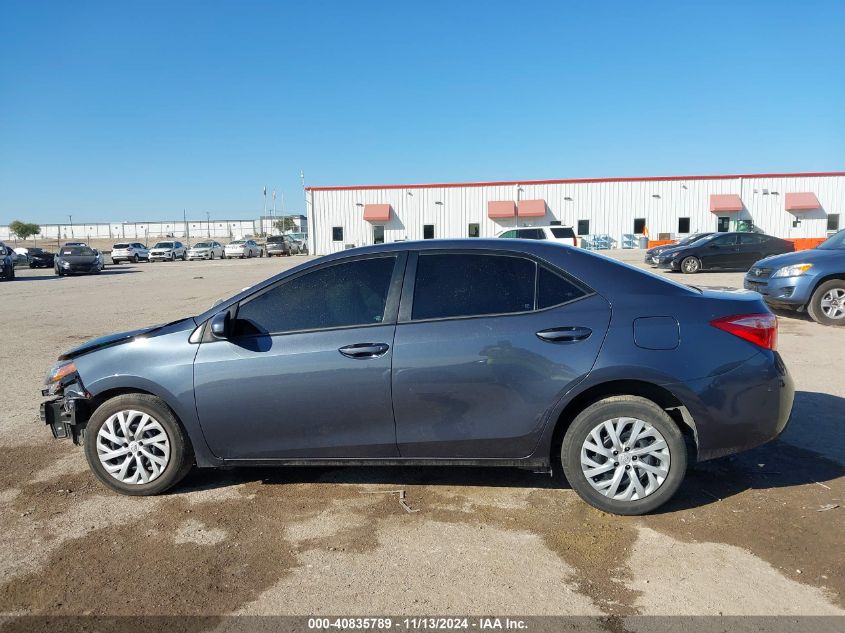 2017 Toyota Corolla Le VIN: 2T1BURHEXHC829662 Lot: 40835789