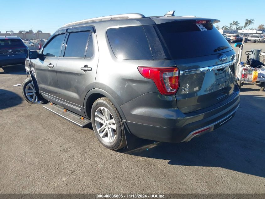 VIN 1FM5K7D80HGC85340 2017 Ford Explorer, Xlt no.3