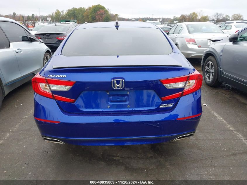 2021 Honda Accord Sport Special Edition VIN: 1HGCV1F45MA014511 Lot: 40835809