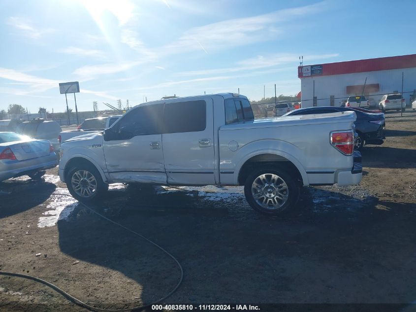 2011 Ford F-150 Platinum VIN: 1FTFW1CT7BFC04752 Lot: 40835810