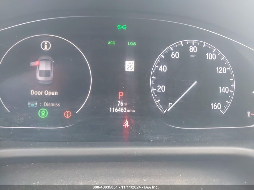 2018 HONDA ACCORD VIN: 1HGCV1F17JA260252