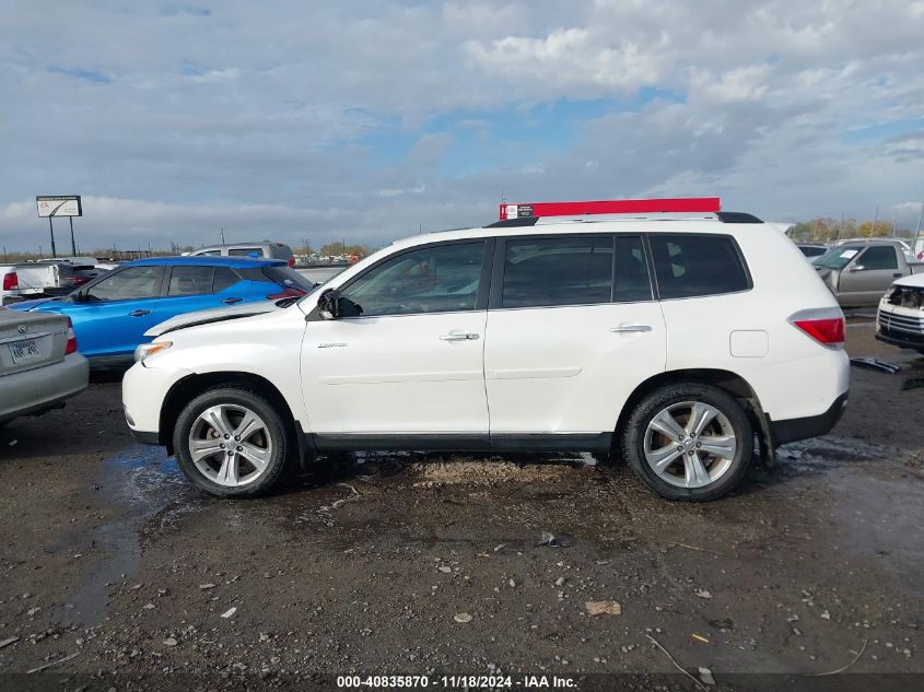 2012 Toyota Highlander Limited V6 VIN: 5TDDK3EH3CS170558 Lot: 40835870